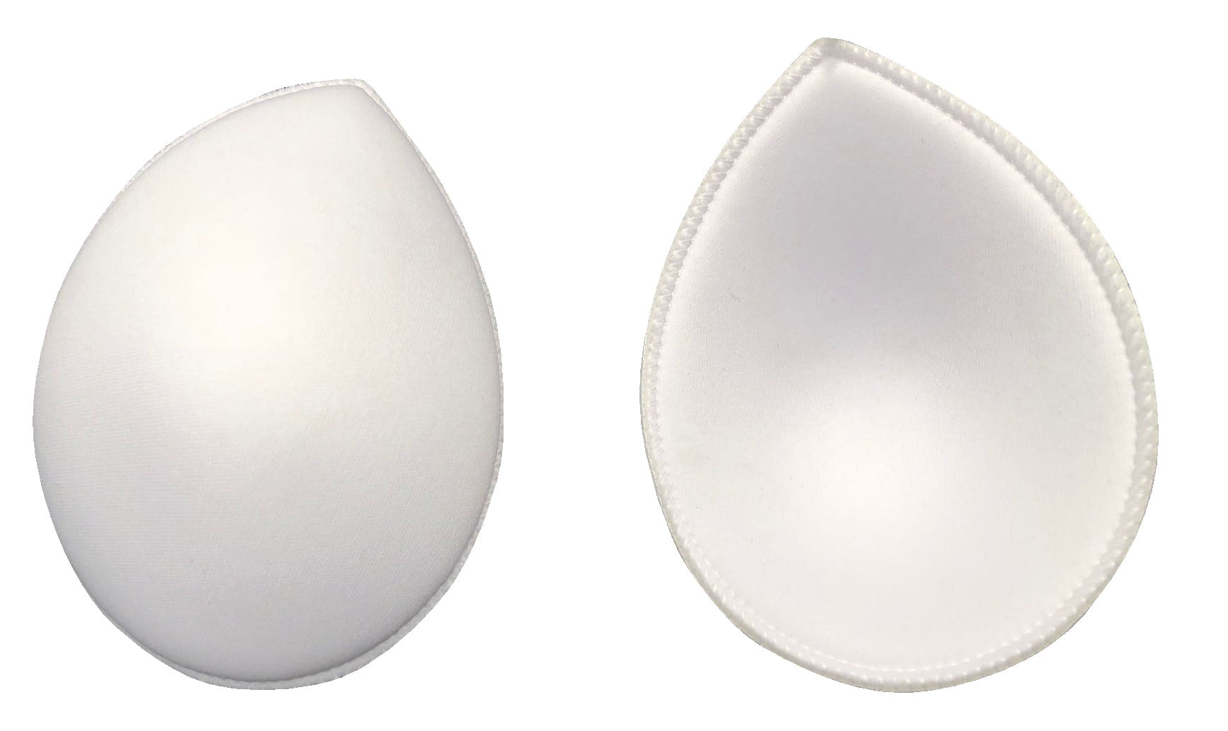BTear-LrgWhite Tear Drop Cup. Tailoring / Bridal.